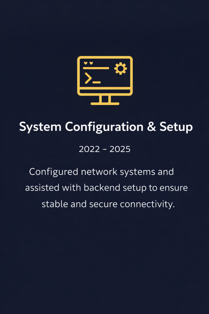 system configuration card