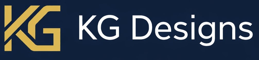 kg designs new header logo